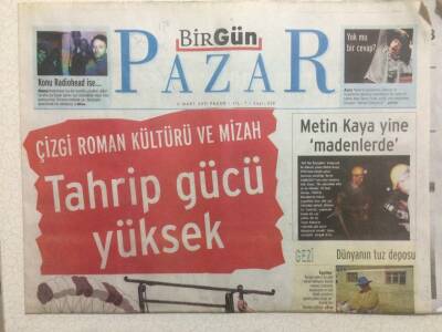 Birgün Gazetesi Pazar Eki 6 Mart 2011 - Çizgi Roman Kültürü Ve Mizahı GZ32981 - 1