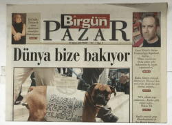 Birgün Pazar Gazetesi 27 Haziran 2004 - Elif Şafak Türkiyede Sanat Eleştirmeni Olmadığını Düşünüyorum GZ5560 - 1
