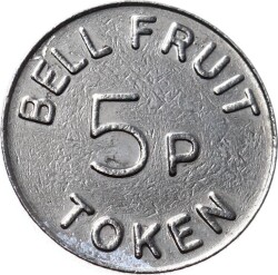 Birleşik Krallık Meyve Jeton Nikel JTF329 - Gökçekoleksiyon