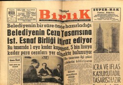 Birlik Gazetesi 24 Mayıs 1962 - İcra Ve İflas Kanunu Tadil Tasarısı Hazır GZ64984 - 1