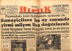 Birlik Gazetesi 3 Mayıs 1962 - Kemal Türkler Almanyaya Gitti GZ71106 - 2