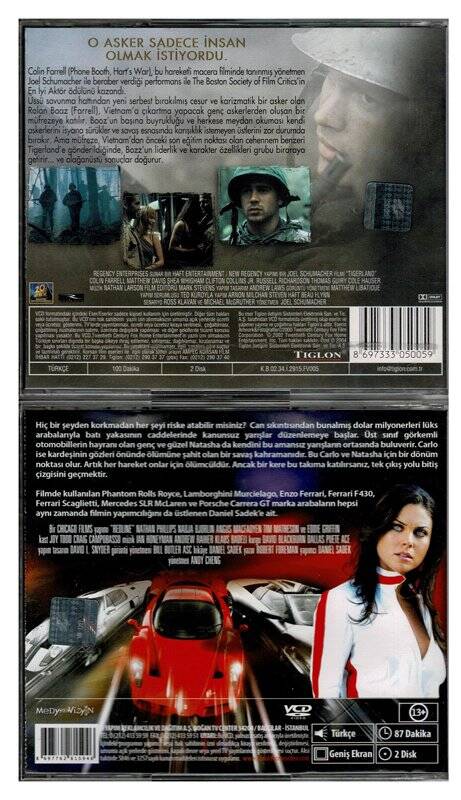 Bitiş Çizgisi Tigerland - 2 Adet VCD Film VCD590 - 2
