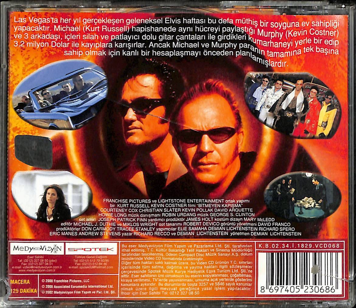 Bitmeyen Kapışma (Kurt Russell Kevin Costner) VCD Film VCD13899 - 2