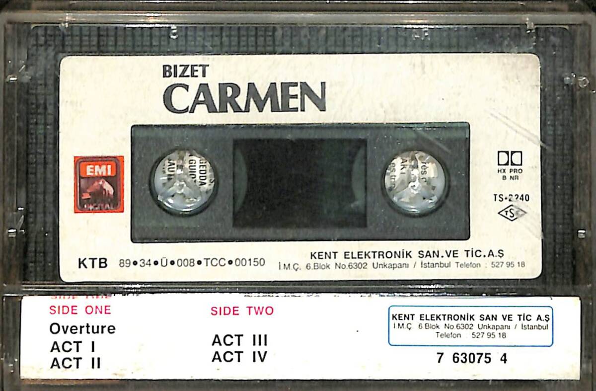 Bizet Carmen Highlights Kaset (İkinci El Kaset) KST29764 - 2