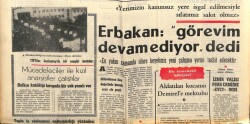Bizim Anadolu Gazetesi 13 Ağustos 1969 - Necmettin ErbakanGörevim Devam Ediyor GZ103336 - 1
