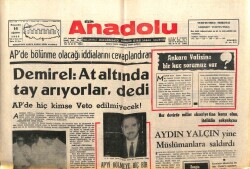 Bizim Anadolu Gazetesi 14 Ağustos 1969 - Demirel,At Altında Tay Arıyorlar GZ103337 - 1