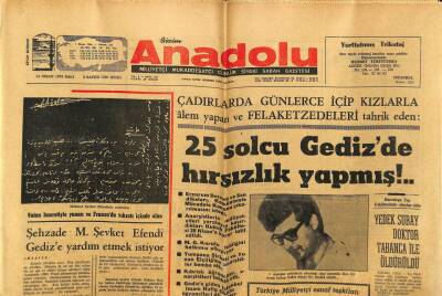 Bizim Anadolu Gazetesi 14 Nisan 1970 - İnsan Tohumu Bankası Telin Edildi GZ97860 - 1