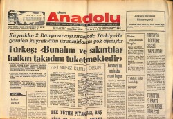Bizim Anadolu Gazetesi 14 Ocak 1975 - Türk-Metal Sendikası Sözleşme Müzakerelerine Başladı GZ158713 - Gökçekoleksiyon