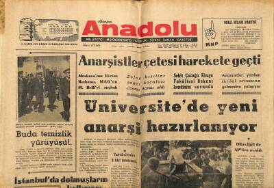 Bizim Anadolu Gazetesi 15 Kasım 1970 - Suriyede İhtilalin Lideri Hafız Esat GZ97875 - 1