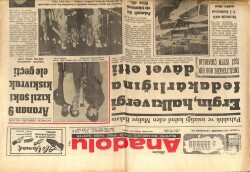 Bizim Anadolu Gazetesi 17 Şubat 1972 - Ergin,Halkı Vergi Fedakarlığına Davet Etti GZ103330 - 1