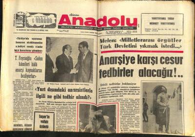 Bizim Anadolu Gazetesi 18 Haziran 1972 - Ataköyde Yağ Ve Mazot Banyosu GZ83832 - 1
