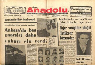 Bizim Anadolu Gazetesi 18 Şubat 1972 - Ağır Vergiler Değil İstikrar Lazımdır GZ103331 - 2