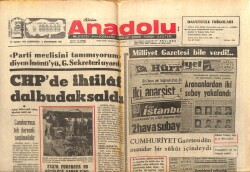 Bizim Anadolu Gazetesi 19 Şubat 1972 - CHPde İhtilaf Dal Budak Saldı GZ103332 - 1