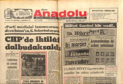 Bizim Anadolu Gazetesi 19 Şubat 1972 - CHPde İhtilaf Dal Budak Saldı GZ103332 - 1