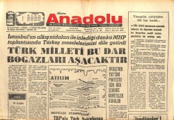 Bizim Anadolu Gazetesi 19 Şubat 1975 - TRT Maksatlı Yayınlarıyla Milli Felaket Haline Geldi GZ103320 - 1