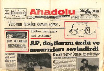 Bizim Anadolu Gazetesi 20 Ağustos 1969 - Paris Camiine Alim Aranıyor GZ103344 - 1
