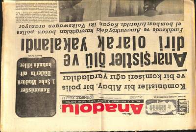 Bizim Anadolu Gazetesi 20 Şubat 1972 - Diyarbakırda Gizli Teşkilat Ele Geçirildi GZ103333 - 1