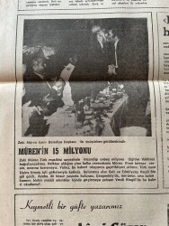 Bizim Anadolu Gazetesi 21 Eylül 1972 - Kennedy'nin Mezarı Üzerinden İntihar Etti - Zeki Müren İzmir Belediye Başkanı İle, Müren'in 15 Milyonu GZ143353 - 2