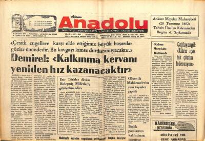 Bizim Anadolu Gazetesi 21 Temmuz 1975 - Libya Bizden Yiyecek İstiyor GZ103350 - 1