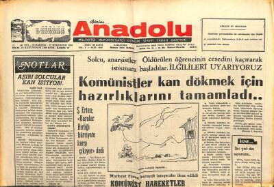 Bizim Anadolu Gazetesi 25 Ocak 1975 - Kürtaj Rezaleti GZ103326 - 1