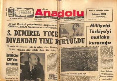 Bizim Anadolu Gazetesi 26 Mayıs 1972 - Endonezyada Üç Tanker Yandı , 66 Kişi Can Verdi GZ83803 - 1