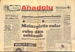 Bizim Anadolu Gazetesi 27 Ağustos 1971 - Türkiye , ABD'nin İthal Vergisine Karşı Çıktı GZ158708 - Gökçekoleksiyon