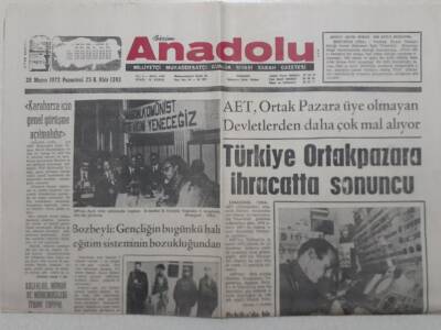 Bizim Anadolu Gazetesi - 28 Mayıs 1973 - Türkiye Ortakpazara İhracatta Sonuncu GZ111777 - 1