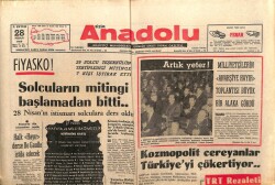 Bizim Anadolu Gazetesi 28 Nisan 1969 - Fakir Halkın Sigortasını Devlet Ödeyecek GZ103342 - 2