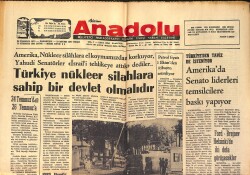 Bizim Anadolu Gazetesi 28 Temmuz 1975 - Ford-Brejnev Helsinki'de İki Defa Görüşecekler GZ158715 - Gökçekoleksiyon