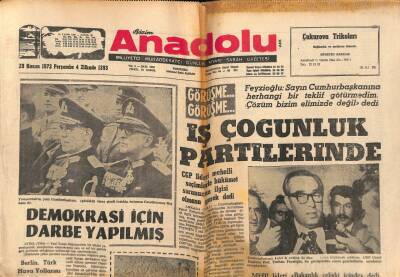 Bizim Anadolu Gazetesi 29 Kasım 1973 - Türkeş Üniversitelere Daha Fazla Öğrenci Alınmalıdır ! GZ83151 - 1