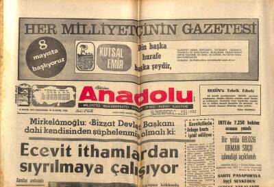 Bizim Anadolu Gazetesi 3 Mayıs 1972 - Ürgüplü Hükümetinin Bugün İlanı Bekleniyor GZ83808 - 1