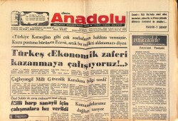 Bizim Anadolu Gazetesi 30 Eylül 1975 - İspanya'daki İdamların Tepkileri Devam Ediyor - Ecevit Milleti Kışkırtıyor GZ158731 - Gökçekoleksiyon