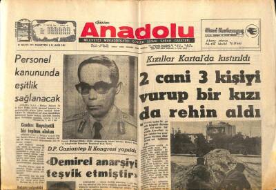 Bizim Anadolu Gazetesi 31 Mayıs 1971 - Komünist Vietkonglar 200 Köylüyü Sivil Öldürmüşler GZ90116 - 1