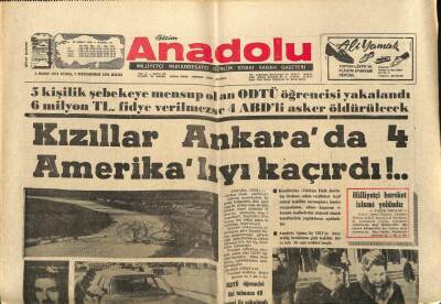 Bizim Anadolu Gazetesi 5 Mart 1971 - Endonezyada Komünist Memurlar İşten Atılıyor GZ93292 - 1