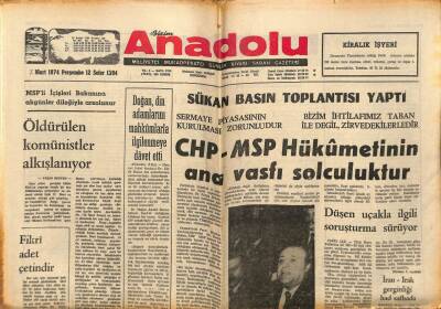 Bizim Anadolu Gazetesi 7 Mart 1974 - İstanbuldaki Binaların Yüzde 80inin Çürük Olduğu Açıklandı GZ90130 - 1