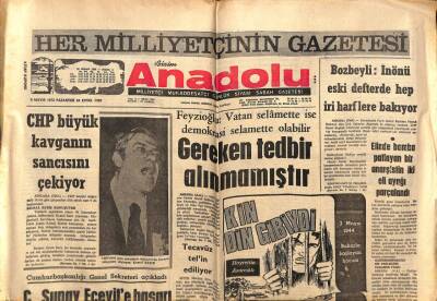 Bizim Anadolu Gazetesi 8 Mayıs 1972 - Cezaevinde 185 Bin 648 Kişi Var GZ83804 - 1