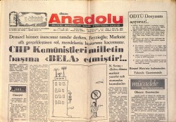 Bizim Anadolu Gazetesi 9 Haziran 1975 - Kıbrıs'ta Referandum Yapıldı GZ158727 - Gökçekoleksiyon