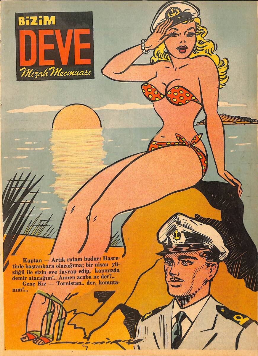 Bizim Deve Mizah Mecmuası 27 Ağustos 1952 Sayı: 7 NDR91664 - 1