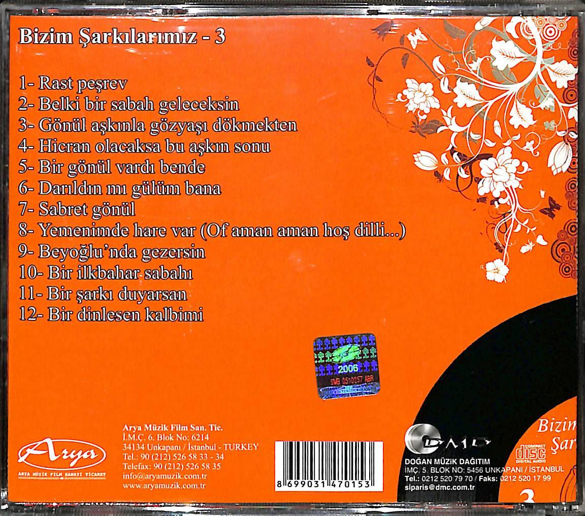 Bizim Şarkılarımız - Beraber ve Solo Şarkılar - Türk Sanat Müziği Klasikleri CD (İkinci El) CD4607 - 2