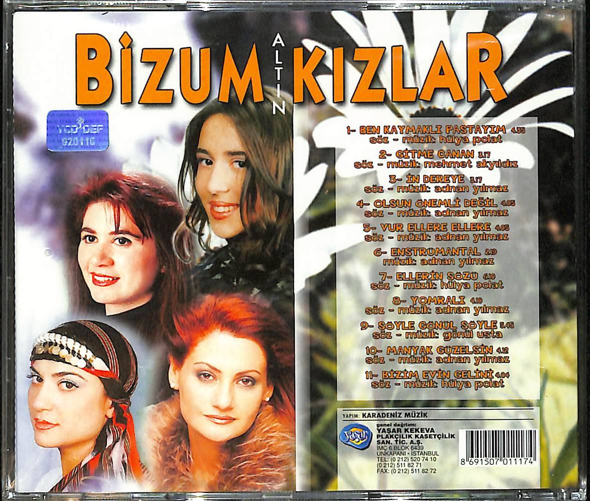 Bizum Altın Kızlar - Gönül-Hülya Polat-Emine-Nevin CD (Sıfır) CD3771 - 2