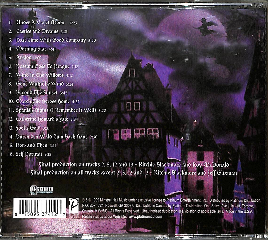 Blackmore's Night - Under A Violet Moon CD (İkinci El) CD4249 - 2