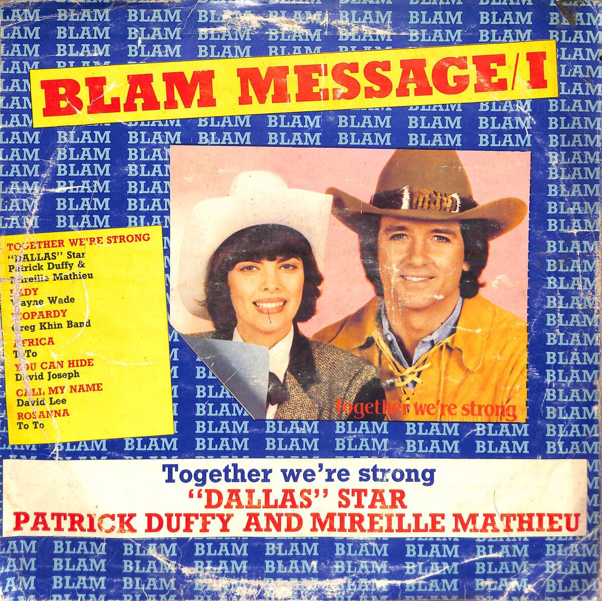 Blam Message 1 LP PLAK (Açıklamayı Okuyunuz) PLK26724 - 1