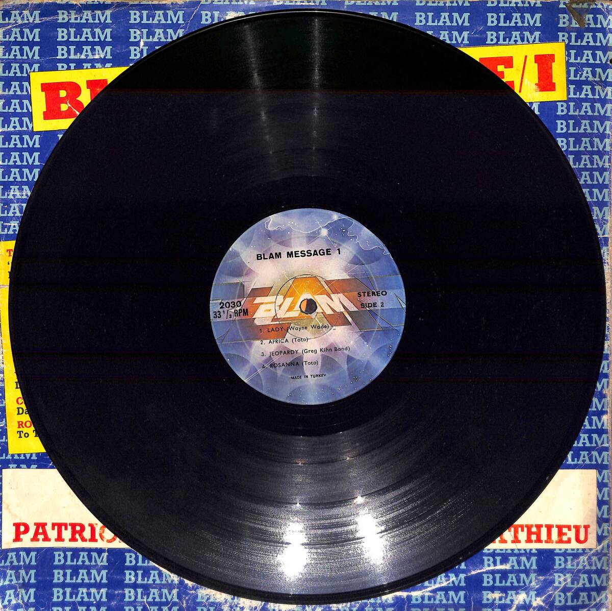 Blam Message 1 LP PLAK (Açıklamayı Okuyunuz) PLK26724 - 3