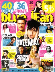 Blue Jean Dergisi Eylül 2015 Sayı: 9 – Brad Bitt – Josh Hutcherson – Gümüşlükspor – Zeytinlik Rock Festivali – Kaan Tangöze NDR101979 - Gökçekoleksiyon