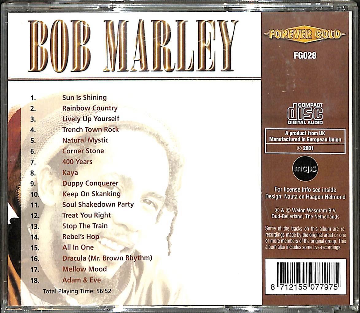Bob Marley - Bob Marley CD (İkinci El) CD4530 - 2