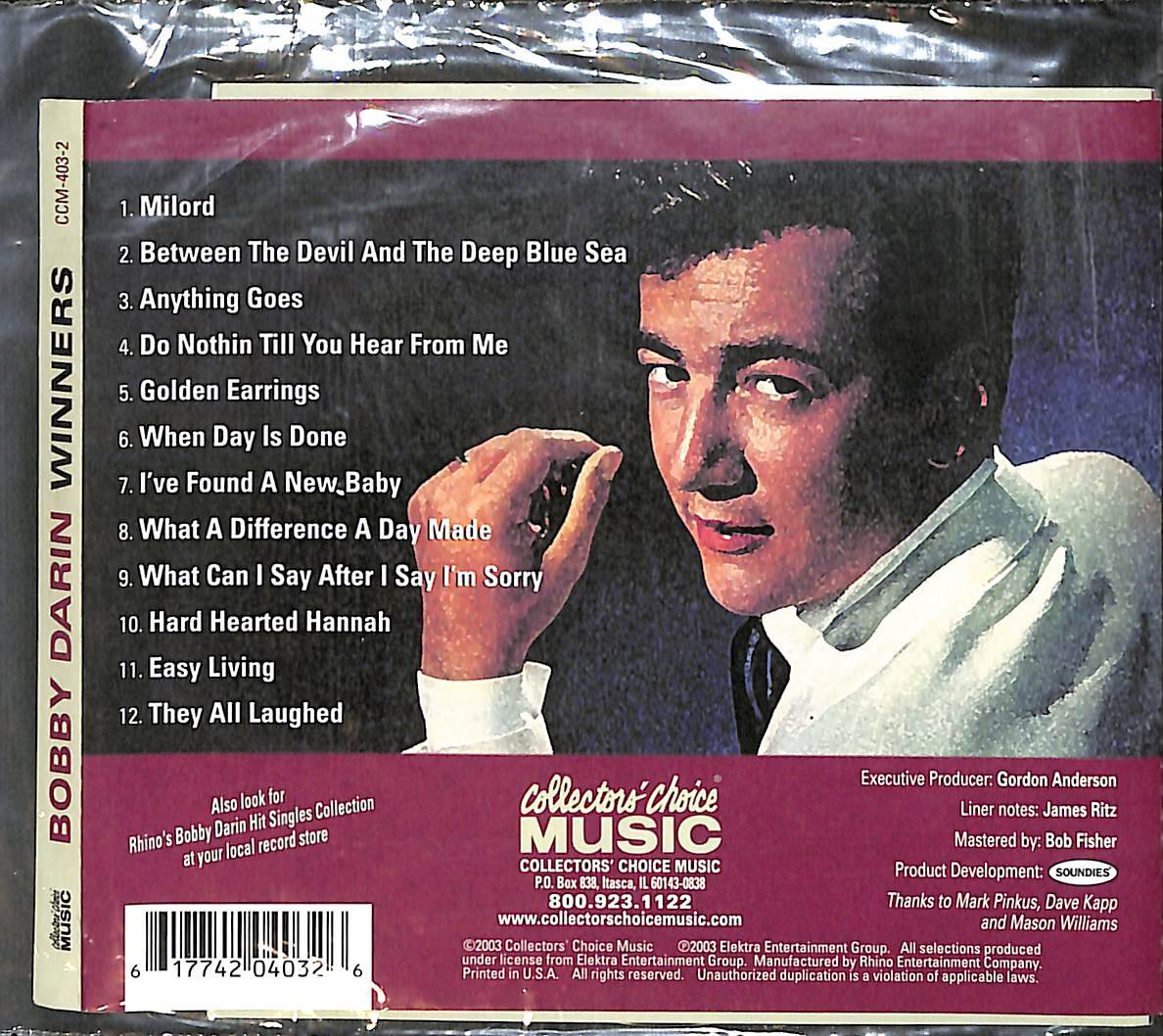 Bobby Darin – Winners CD (İkinci El) CD5809 - 2
