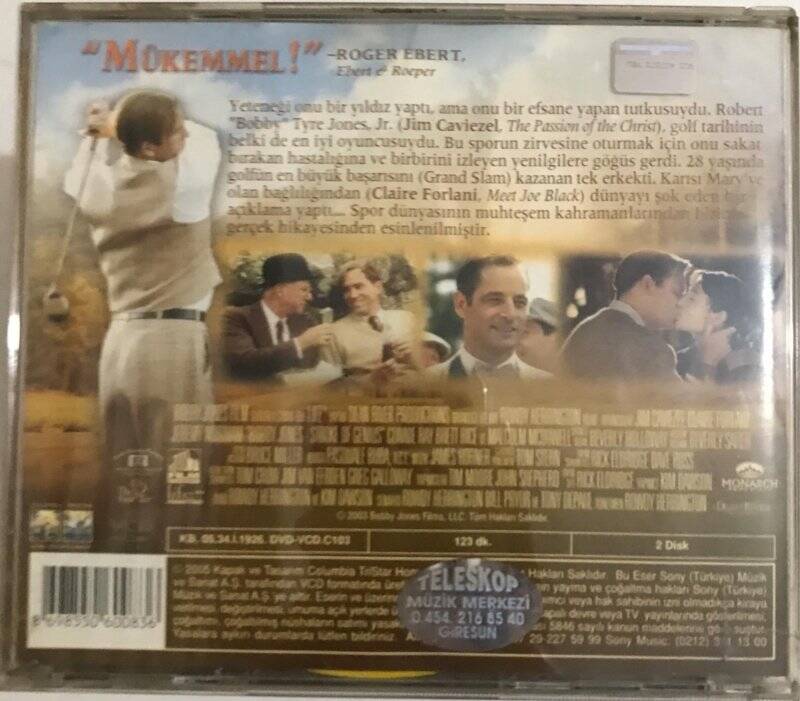 Bobby Jones Stroke Of Genius VCD Film VCD5316 - 2