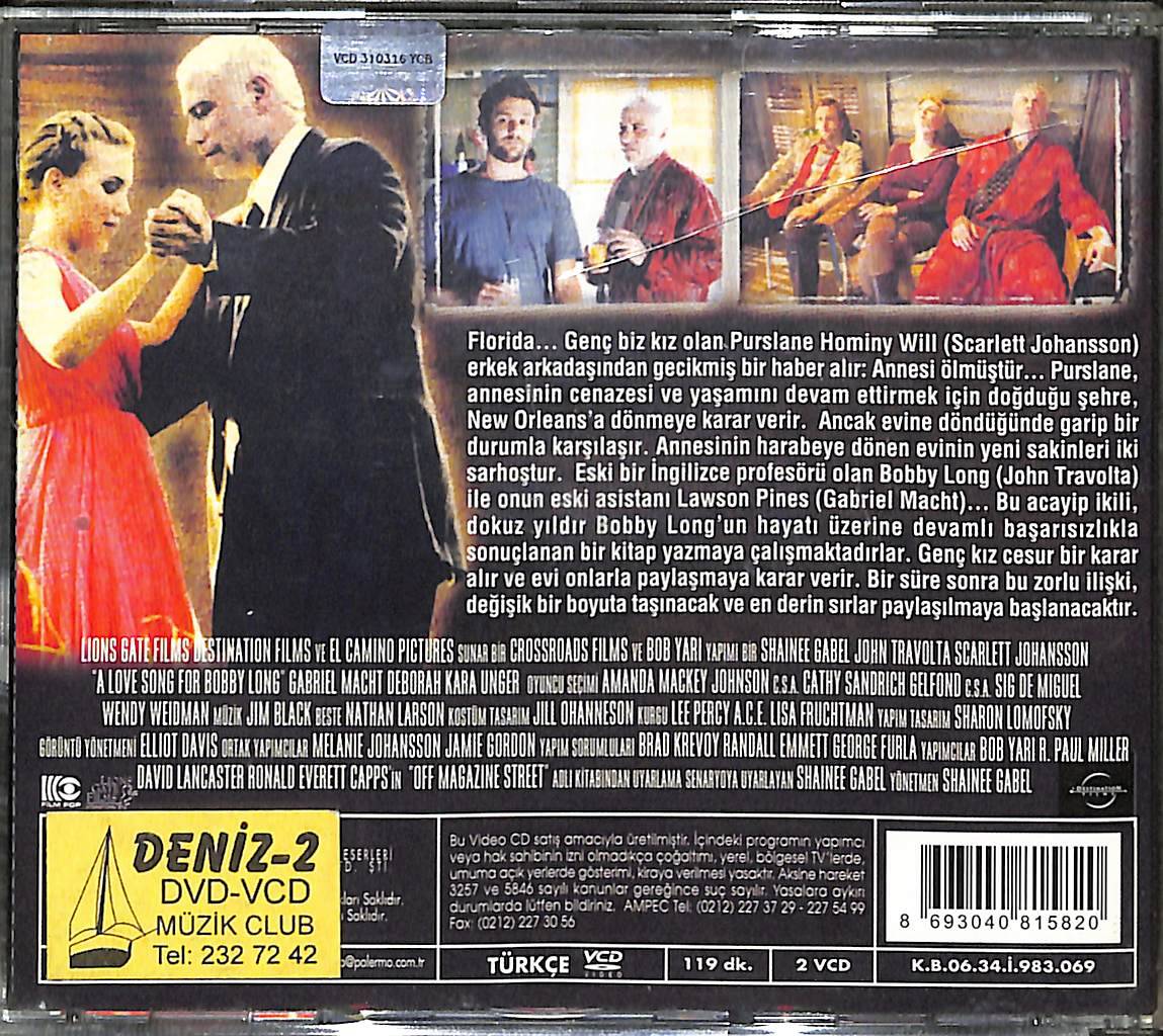 Bobby Long'a Bir Aşk Şarkısı (2004) Orjinal VCD Film ' John Travolta - Scarlett Johansson ' VCD27982 - 2