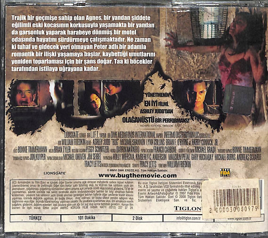 Böcek - Bug Orjinal VCD Film ' Ashley Judd, Michael Shannon,Harry Connick,Jr. ' VCD27939 - 2