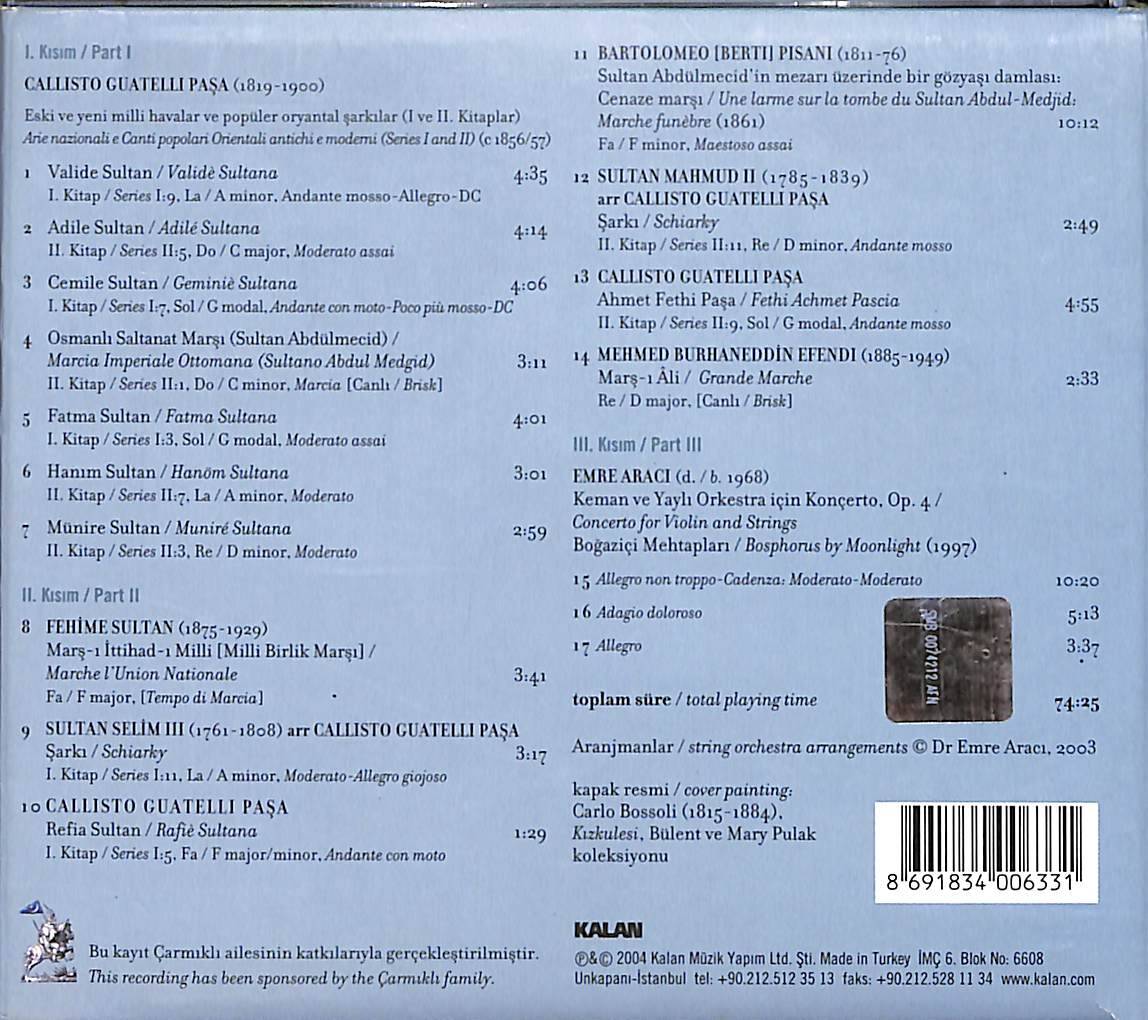 Boğaziçi Mehtapları'nda Sultan Portreleri CD (İkinci El) CD3870 - 3